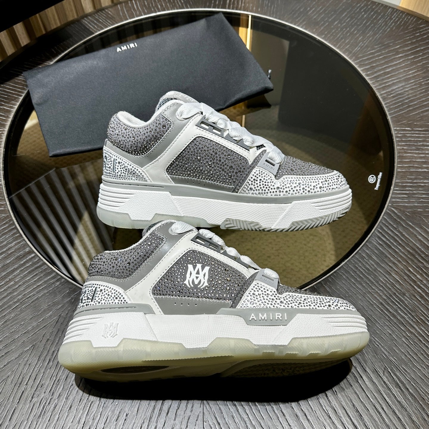 Men's Amiri Crystal Sneakers Shoes