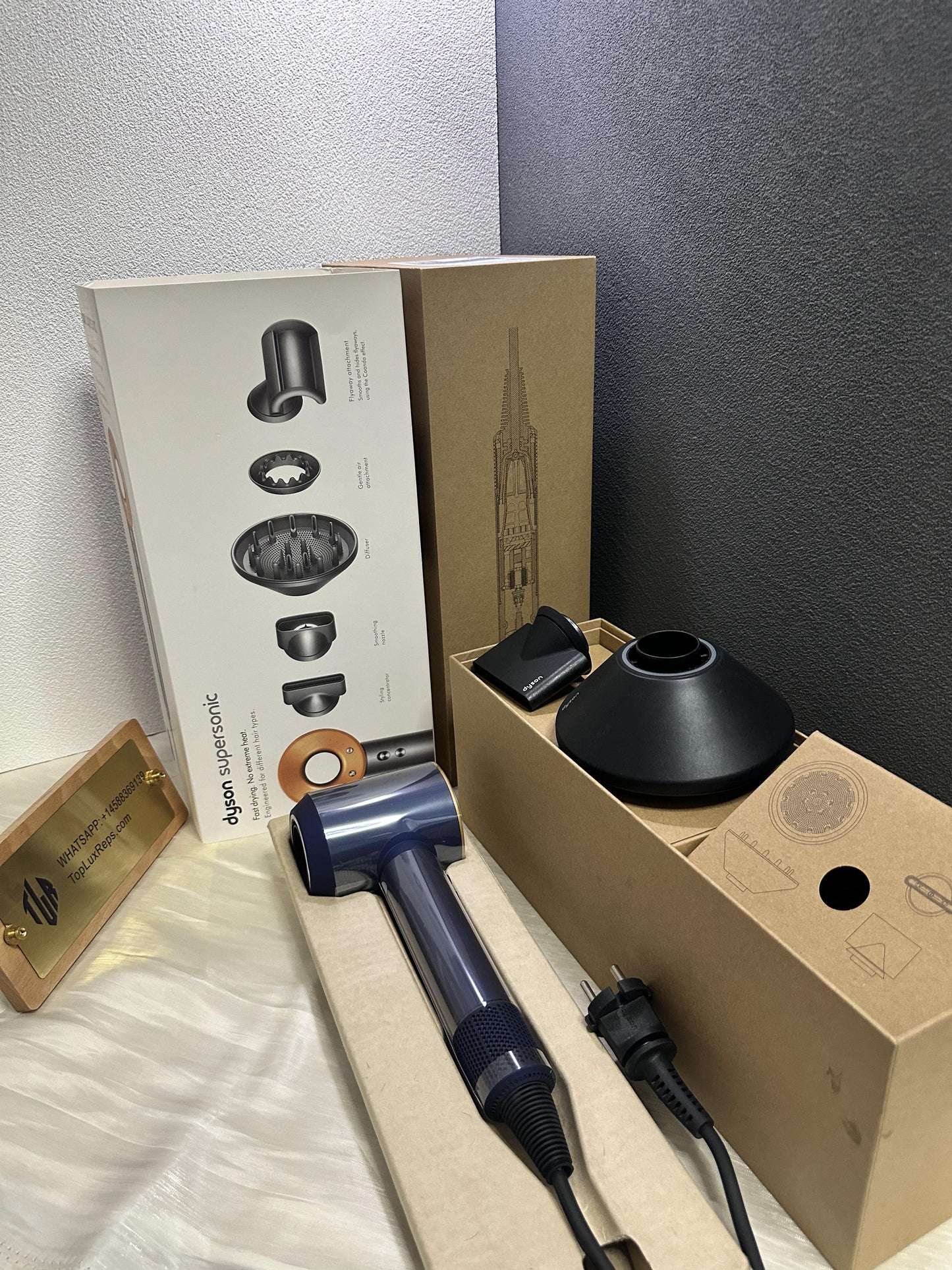Dyson supersonic hair dryer - limited edition metallic finish