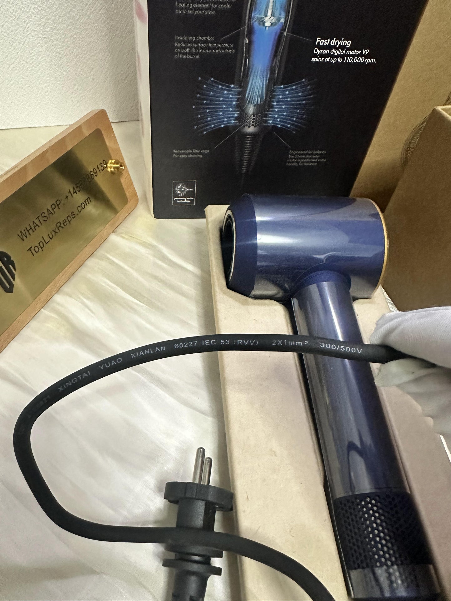 Dyson supersonic hair dryer - limited edition metallic finish