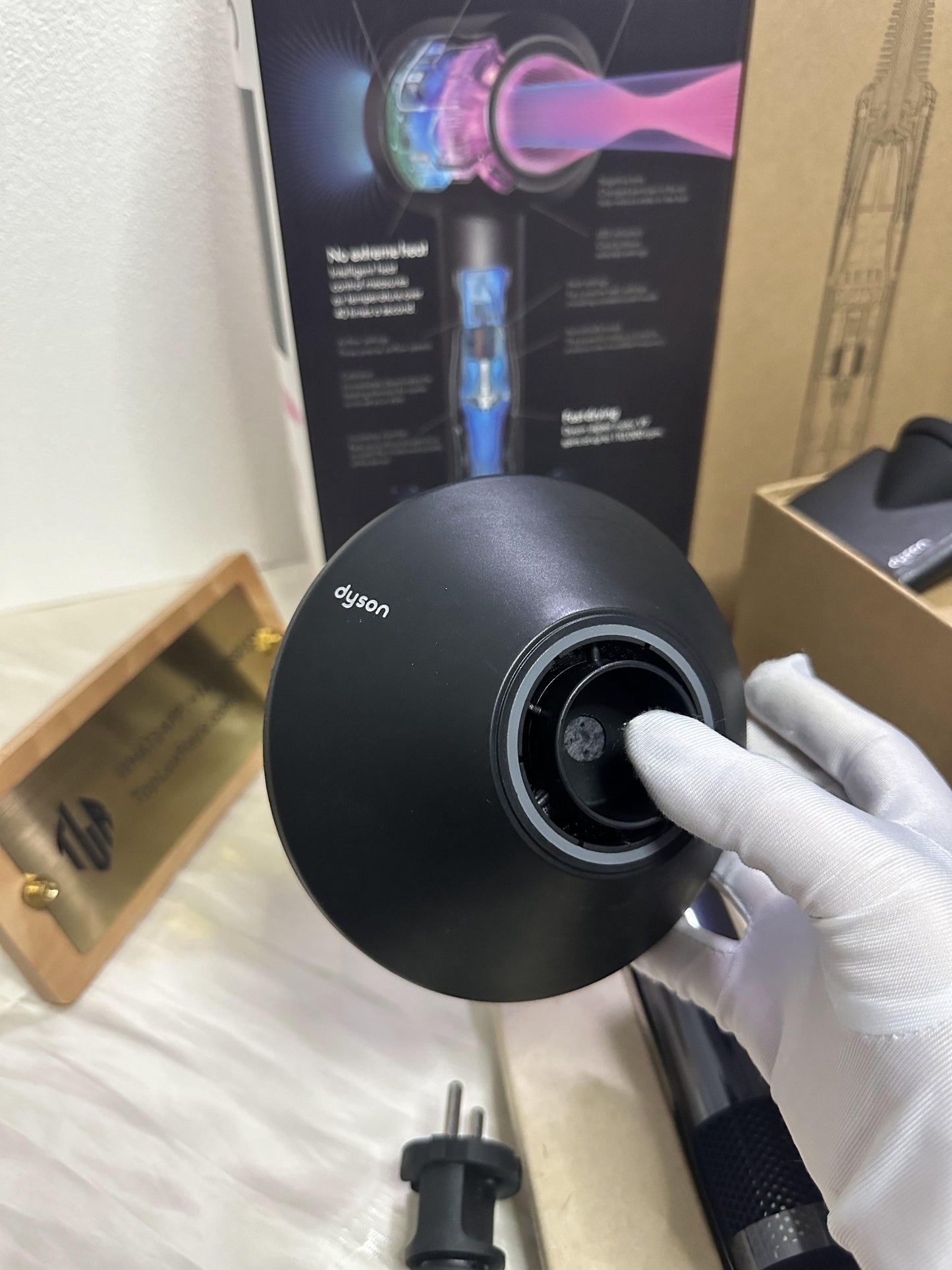 Dyson supersonic hair dryer - limited edition metallic finish