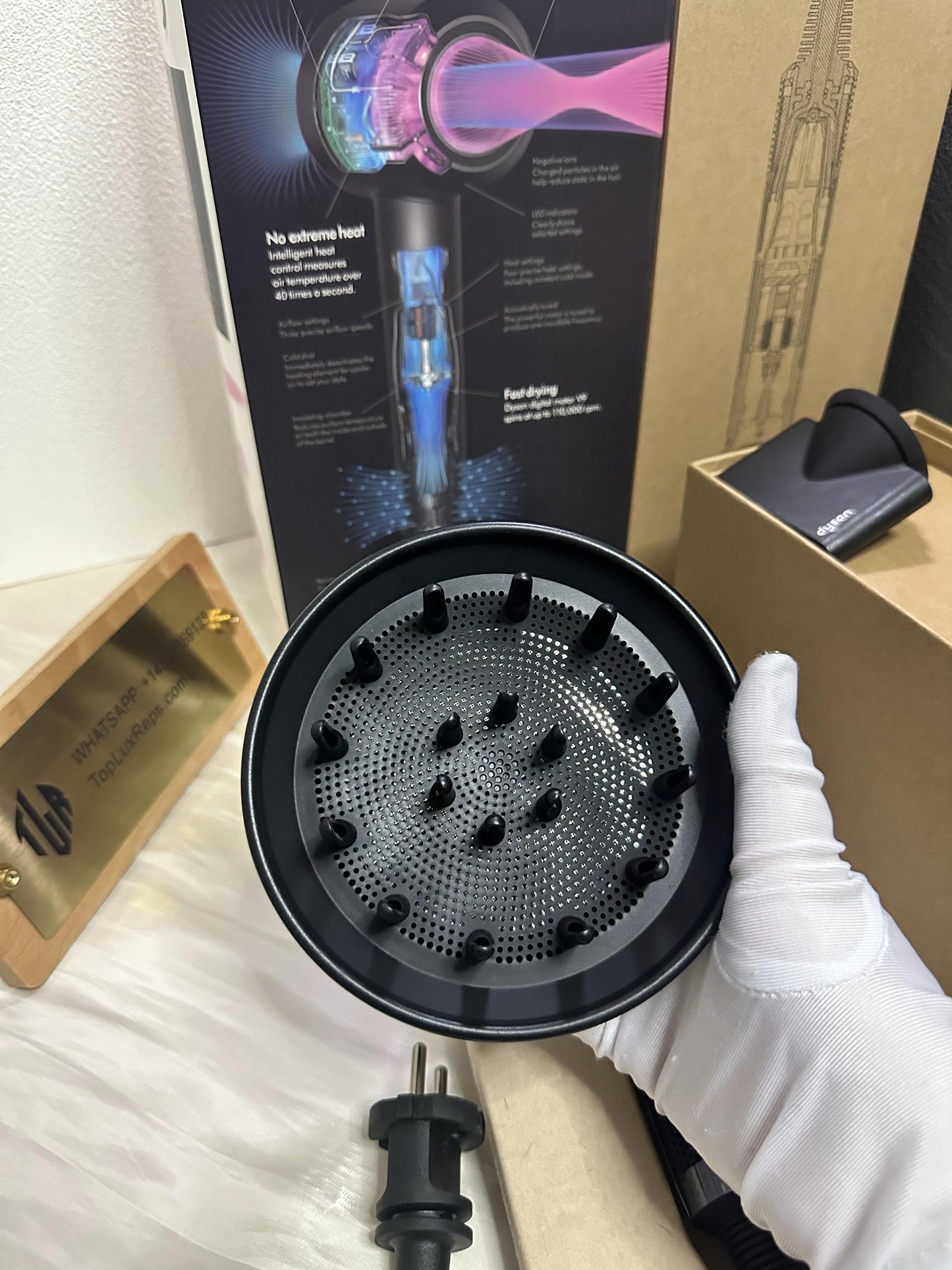 Dyson supersonic hair dryer - limited edition metallic finish