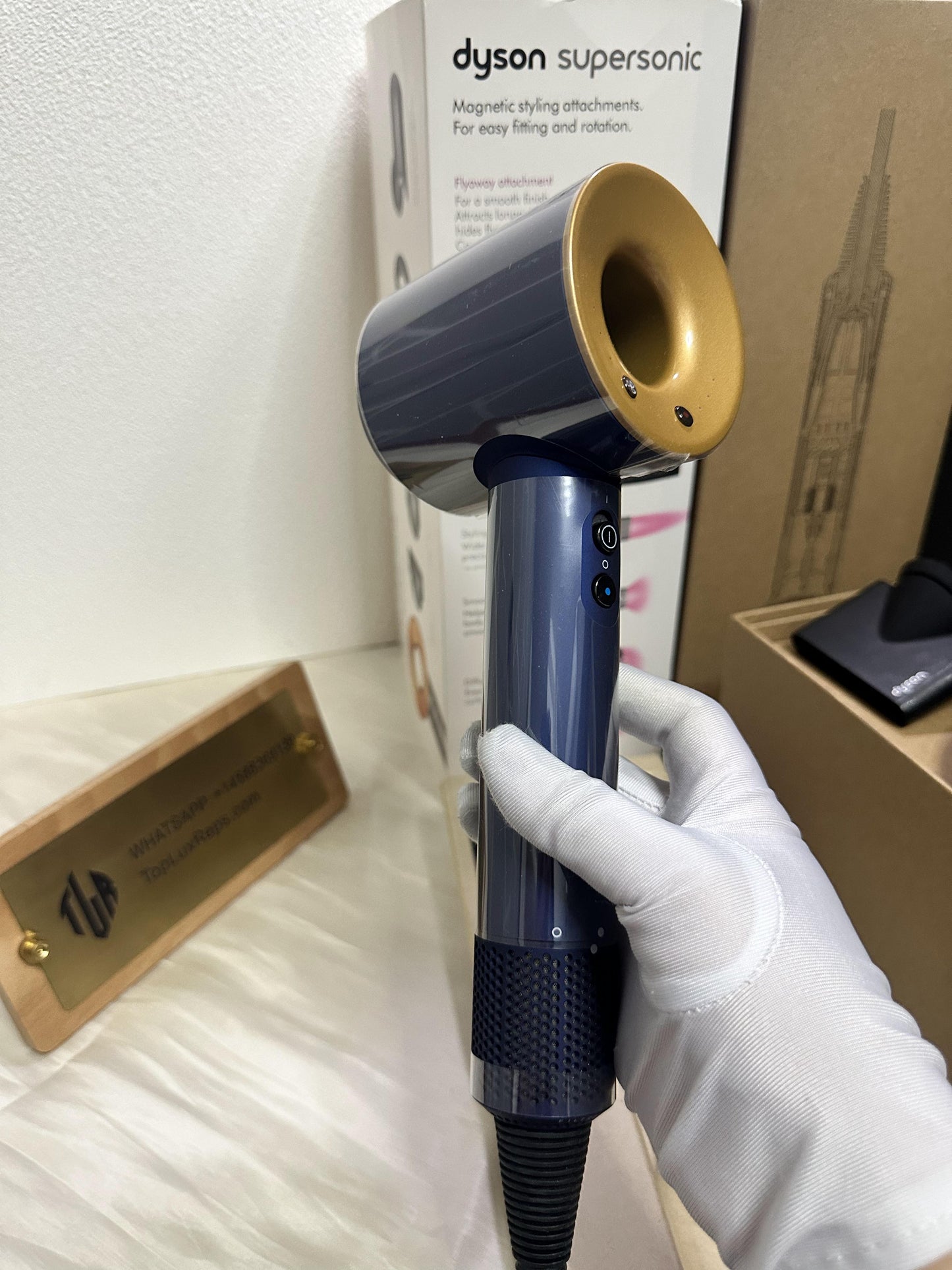 Dyson supersonic hair dryer - limited edition metallic finish
