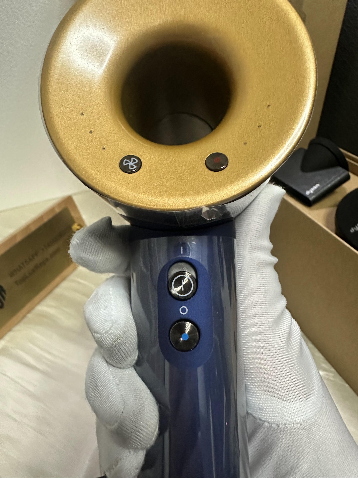 Dyson supersonic hair dryer - limited edition metallic finish