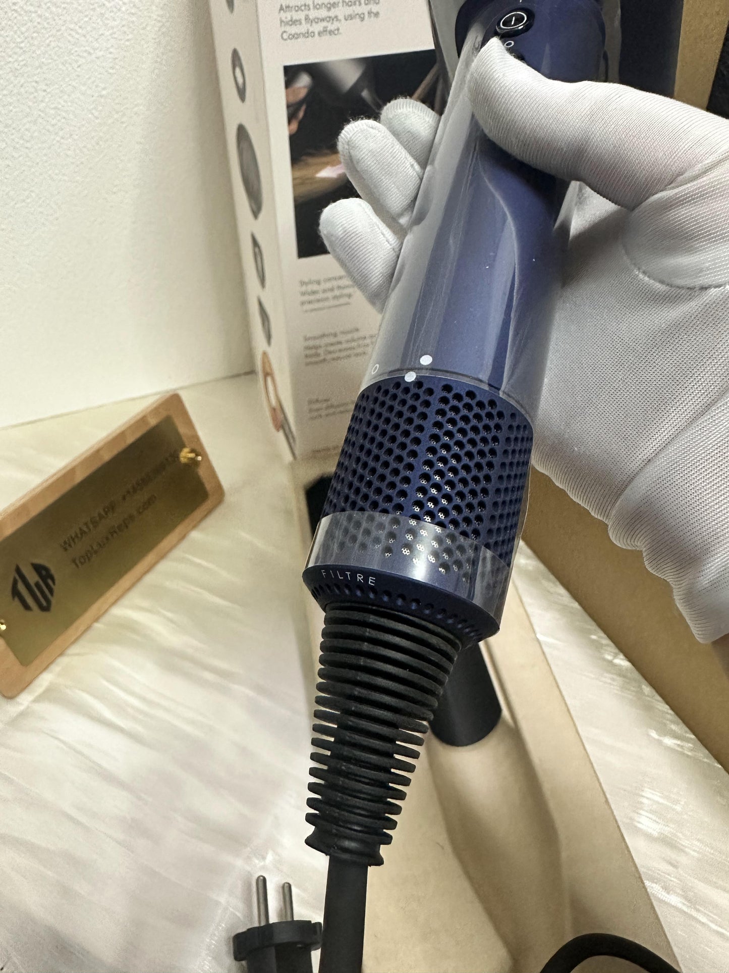 Dyson supersonic hair dryer - limited edition metallic finish