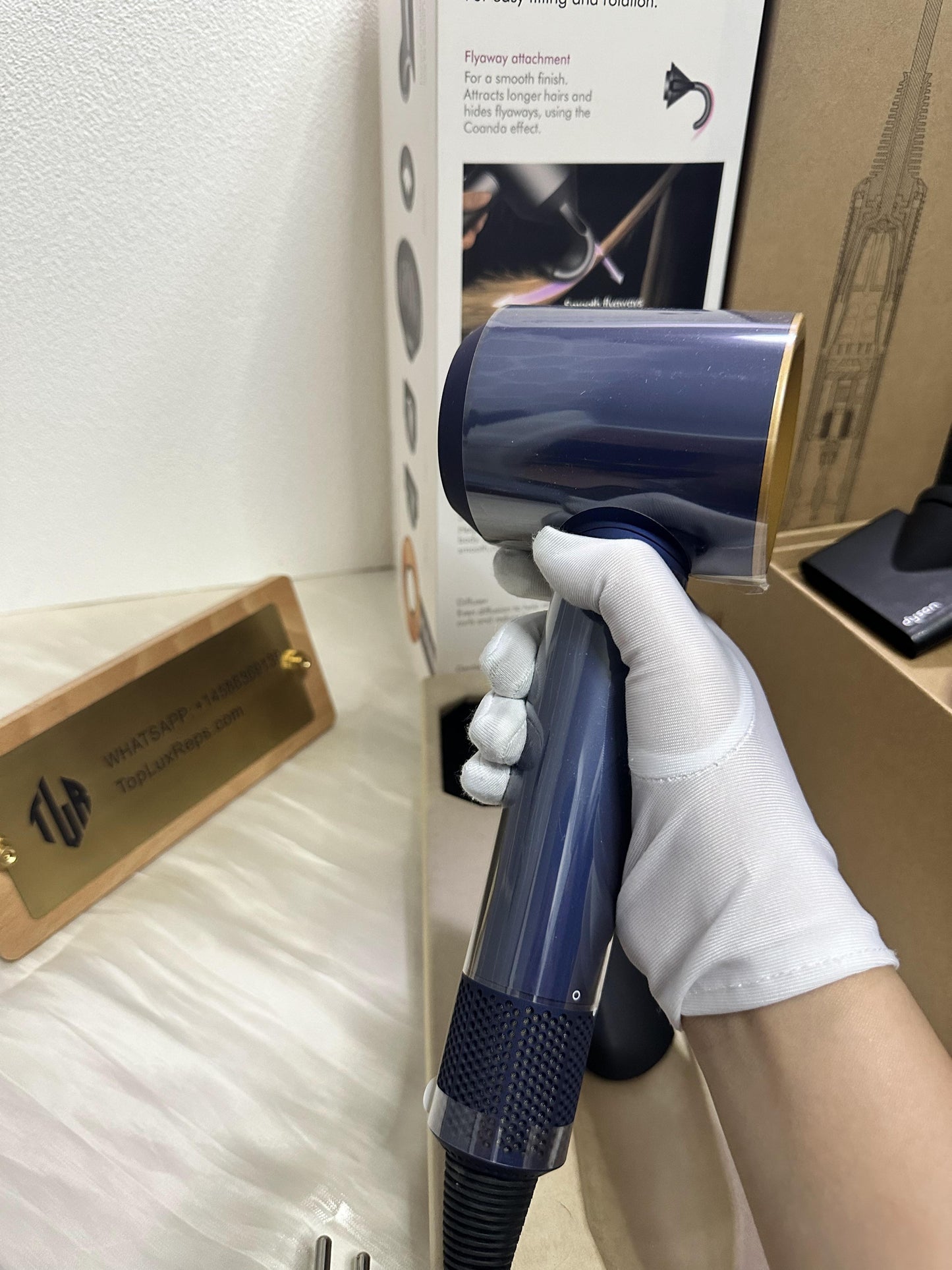 Dyson supersonic hair dryer - limited edition metallic finish