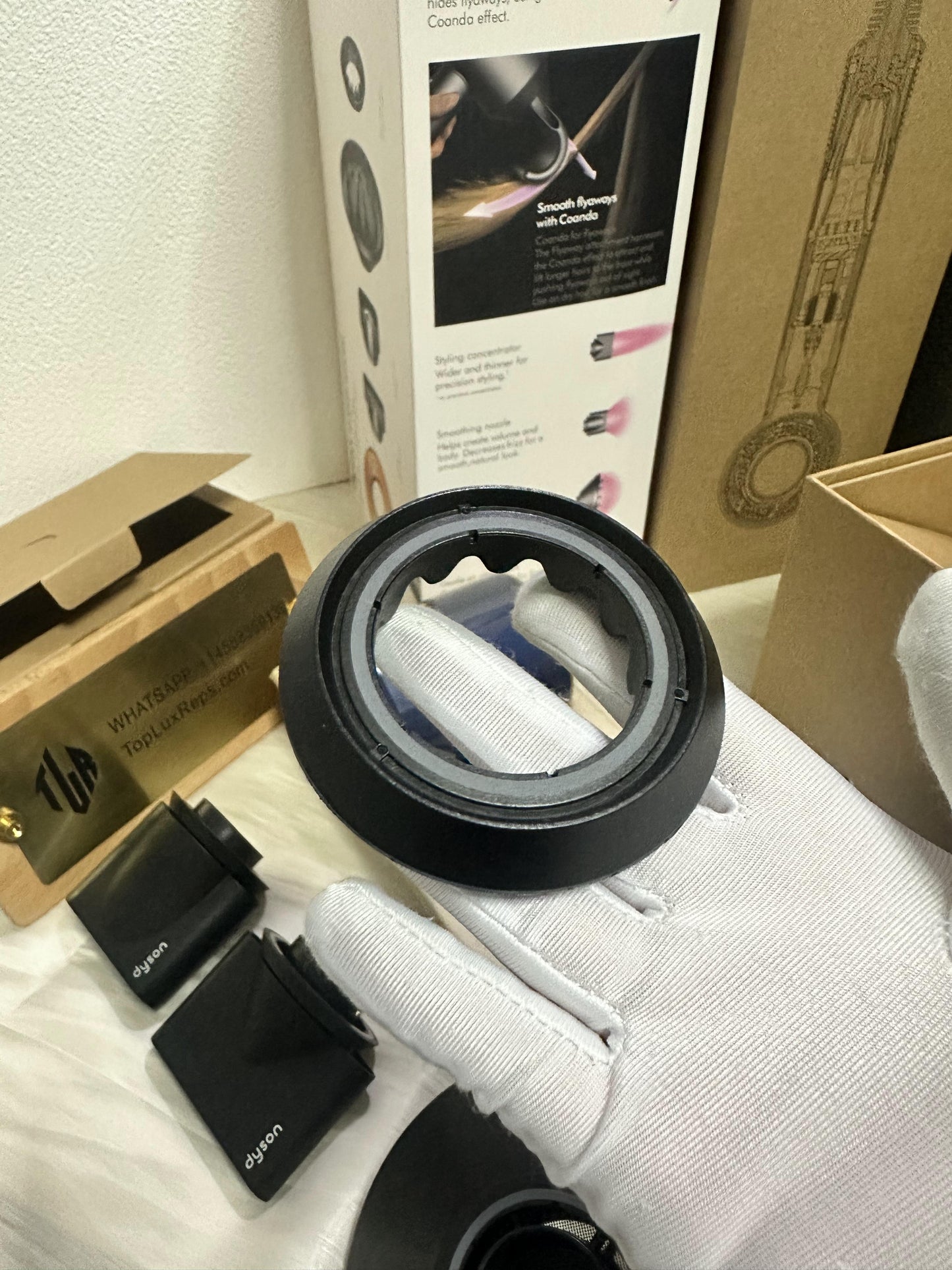 Dyson supersonic hair dryer - limited edition metallic finish