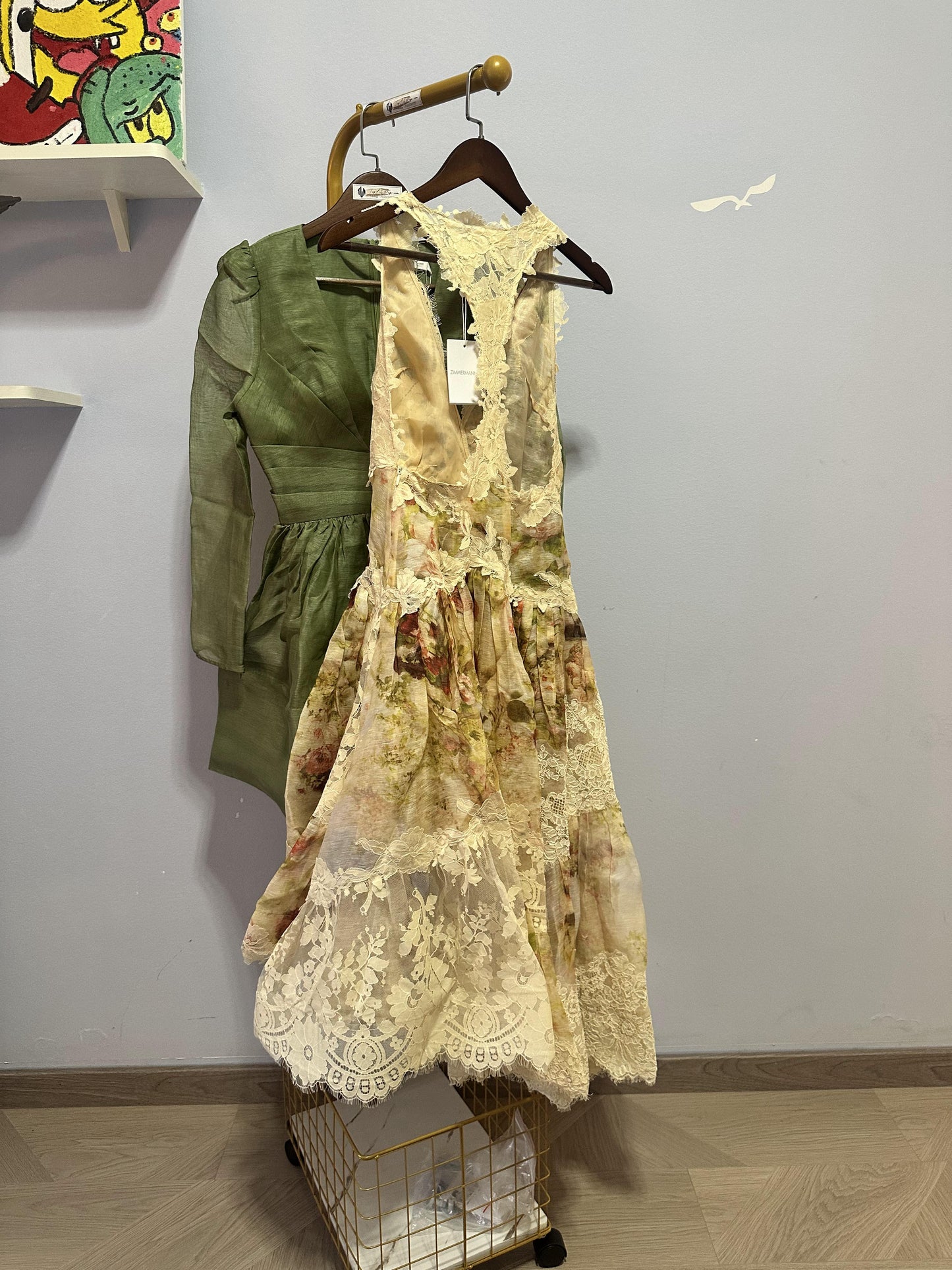 Zimmermann vintage floral lace maxi dress