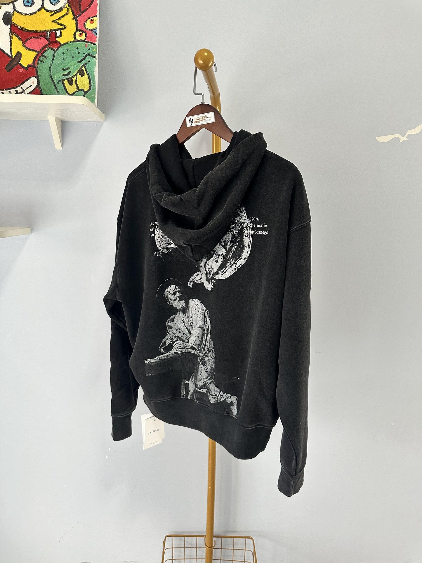 Off-White oversized graphic print hoodie