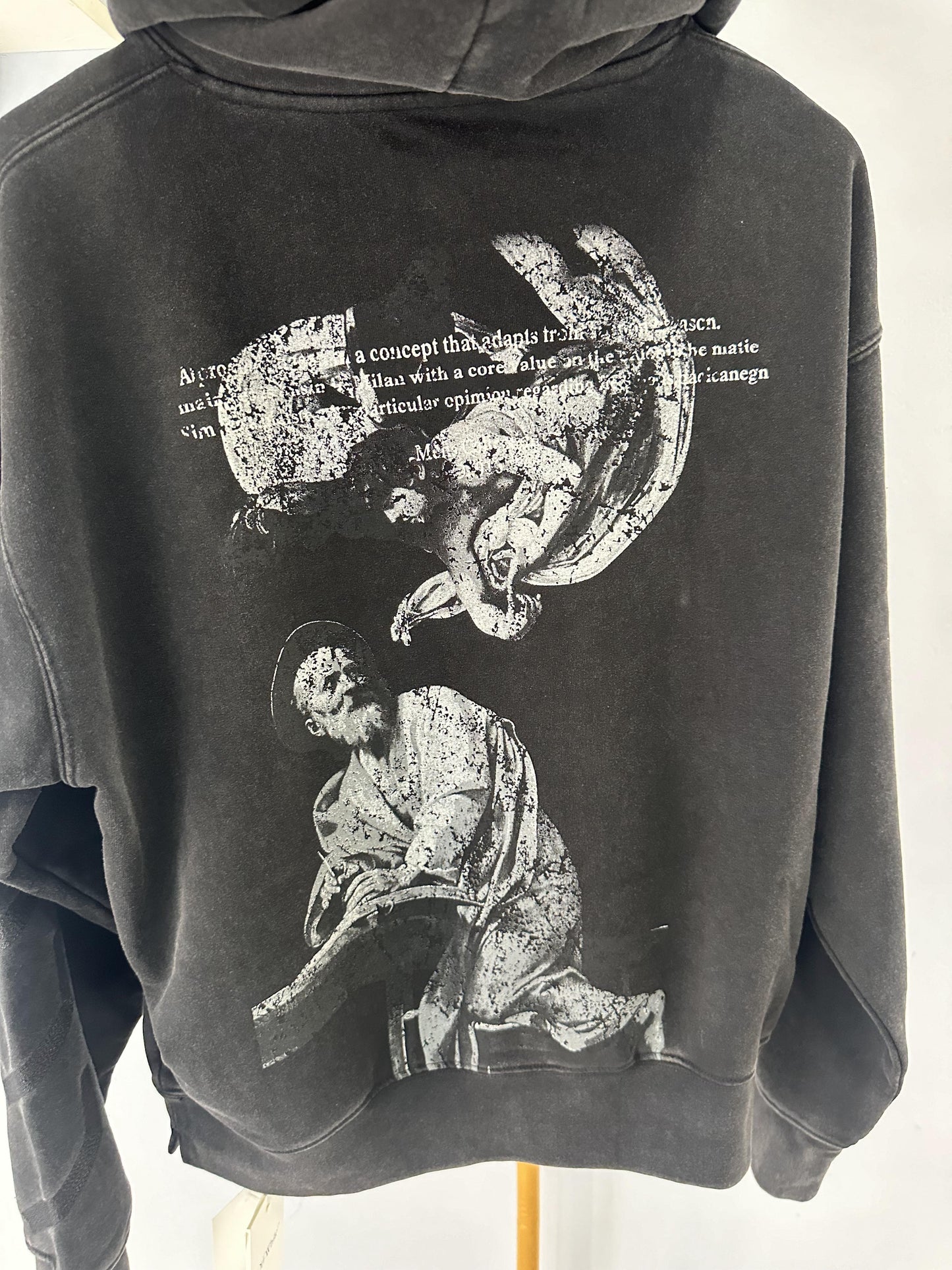 Off-White oversized graphic print hoodie