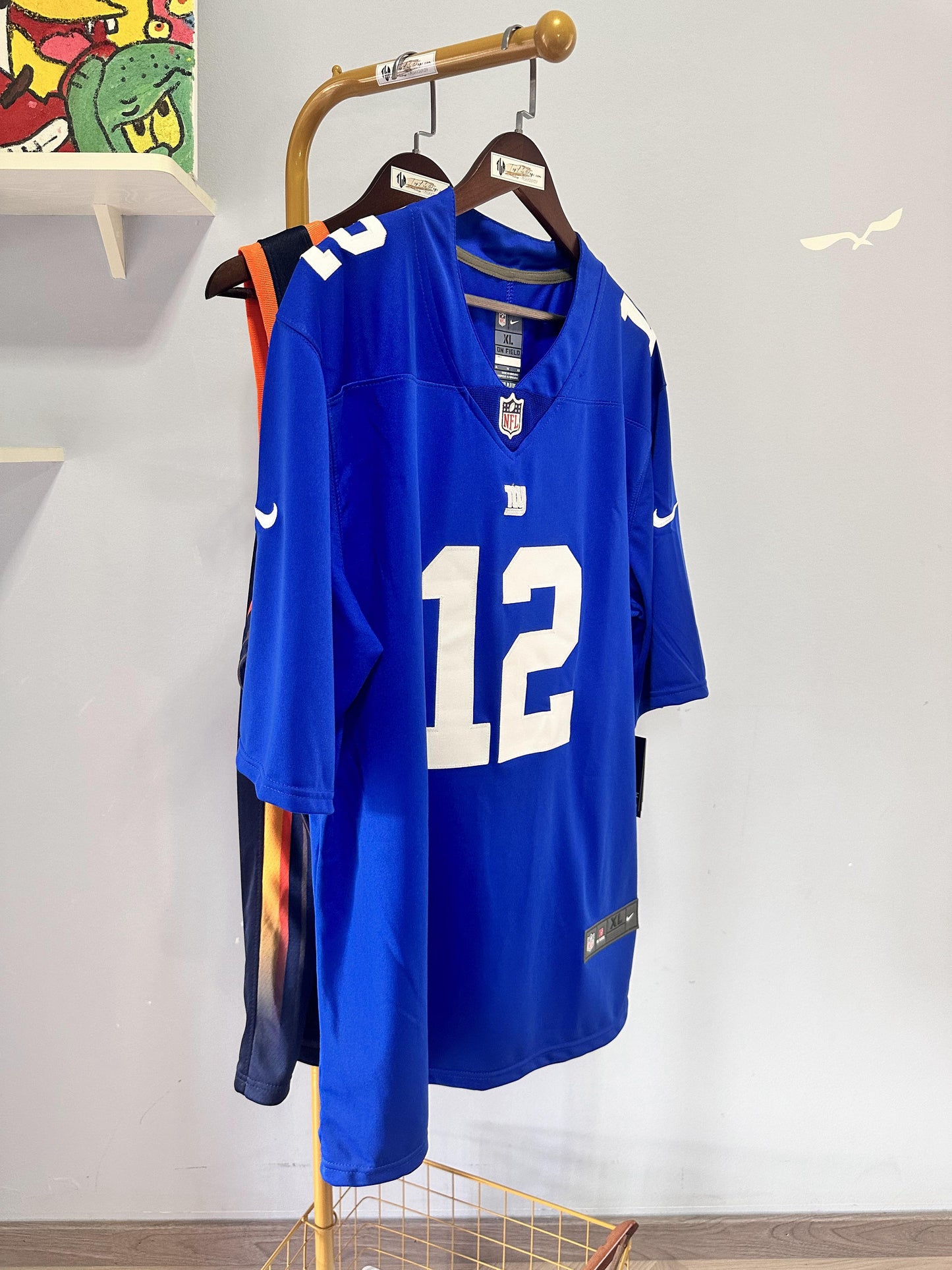 New York giants #12 darren waller official NFL Jersey – blue Jersey