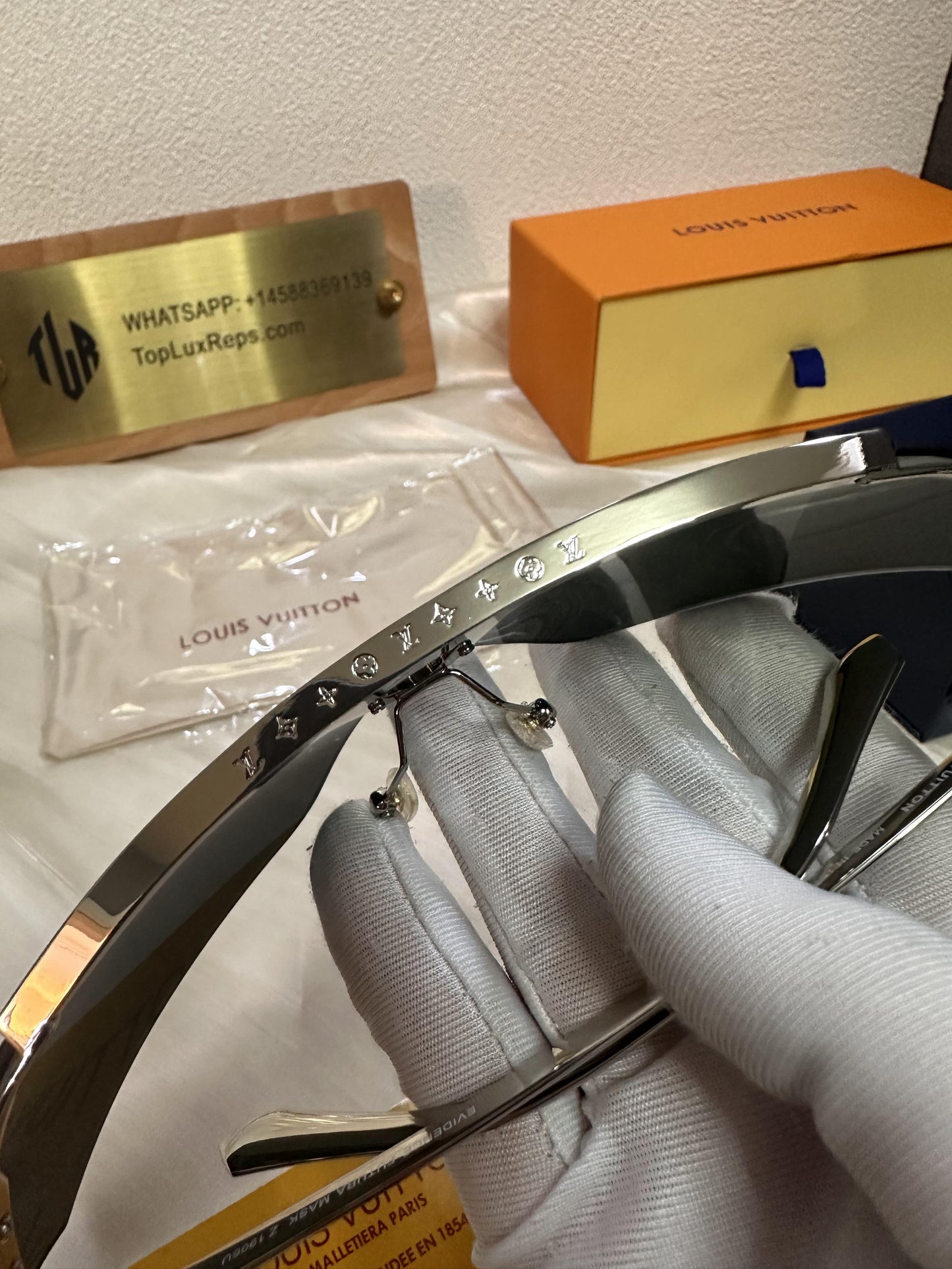 Louis Vuitton 1.1 Millionaire sunglasses - monogram metal mrame