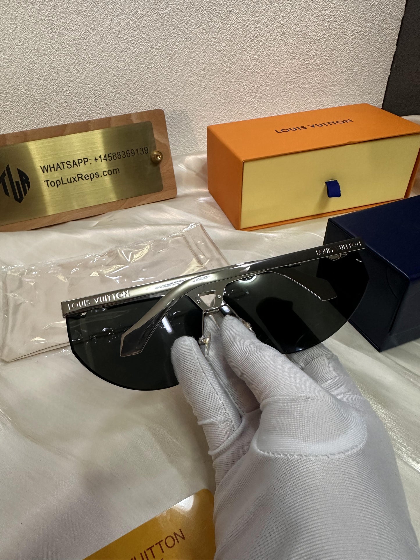 Louis Vuitton 1.1 Millionaire sunglasses - monogram metal mrame