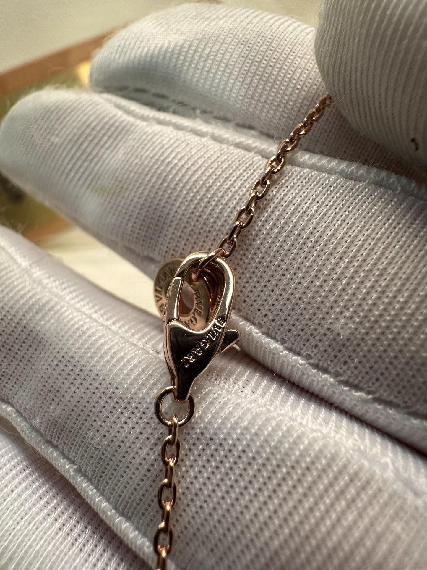 Bvlgari green serpenti viper necklace