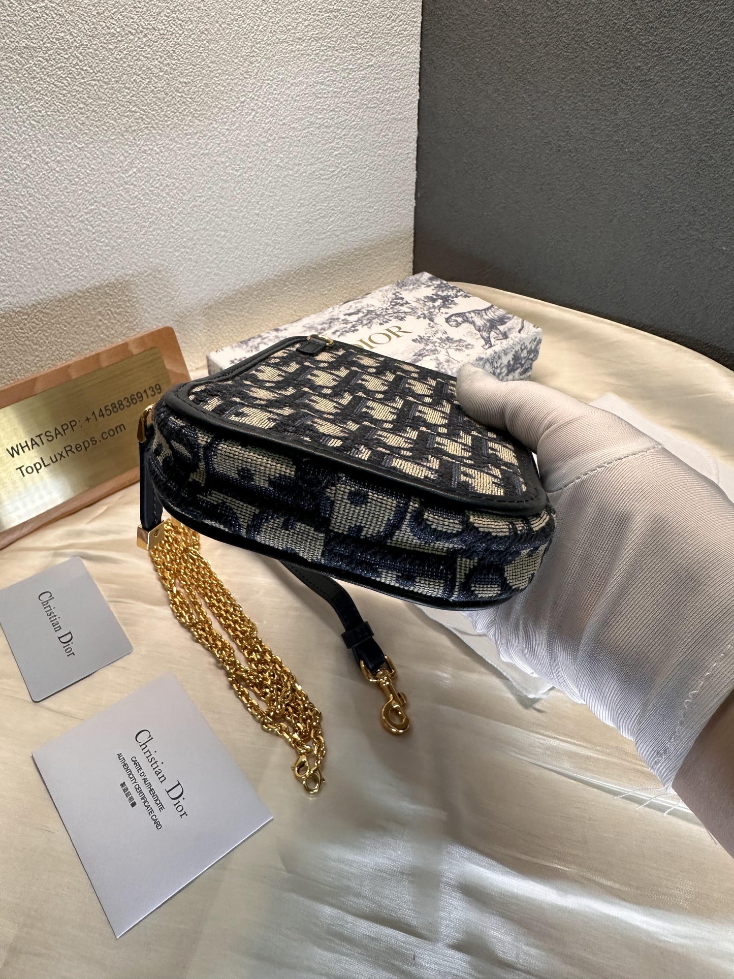 Christian Dior 30 montaigne phone bag