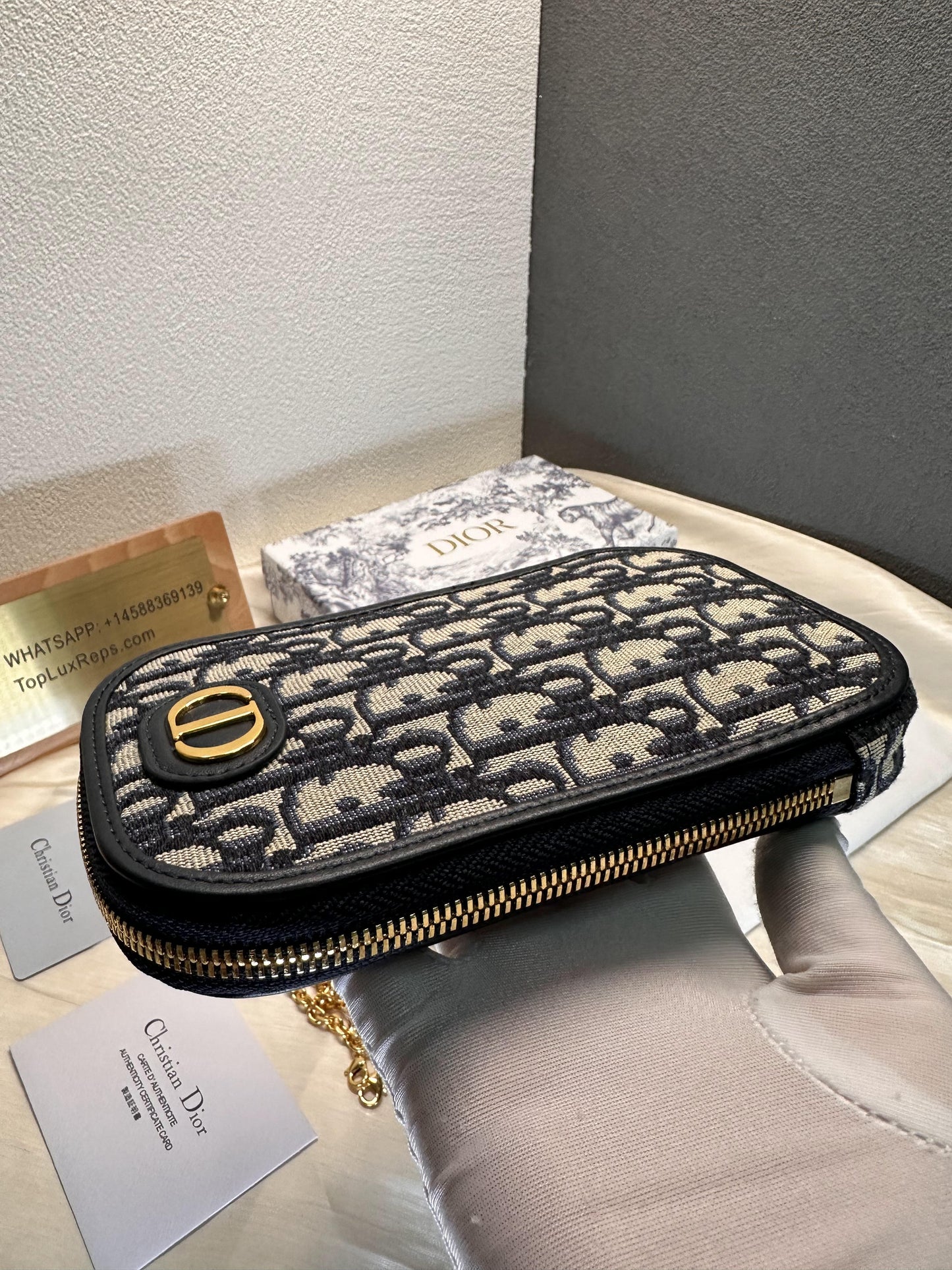 Christian Dior 30 montaigne phone bag