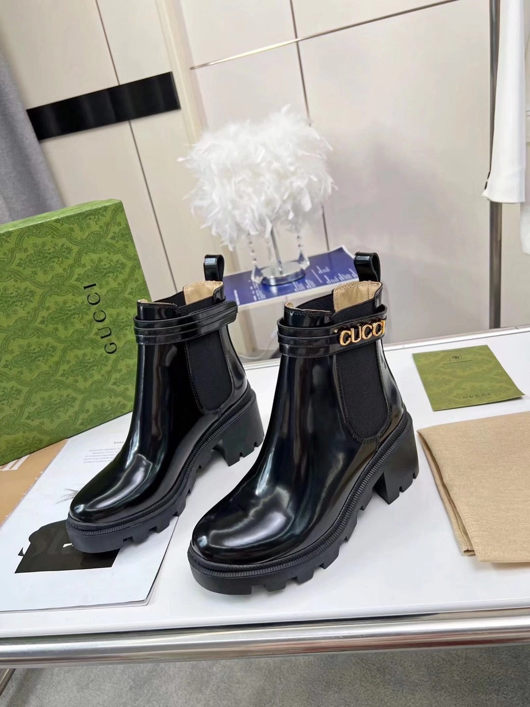 Gucci Heel Boots
