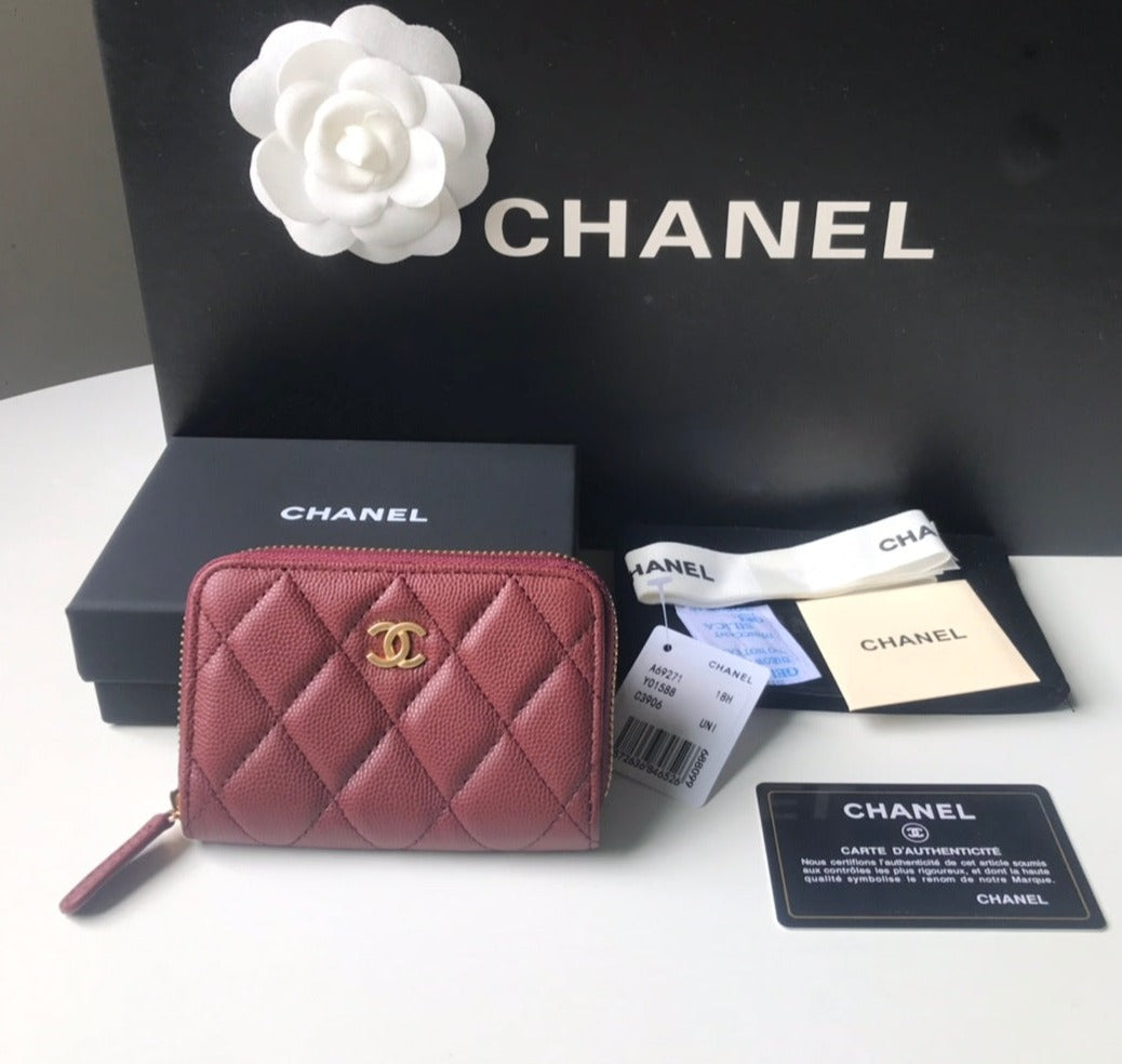 Chanel mini wallet