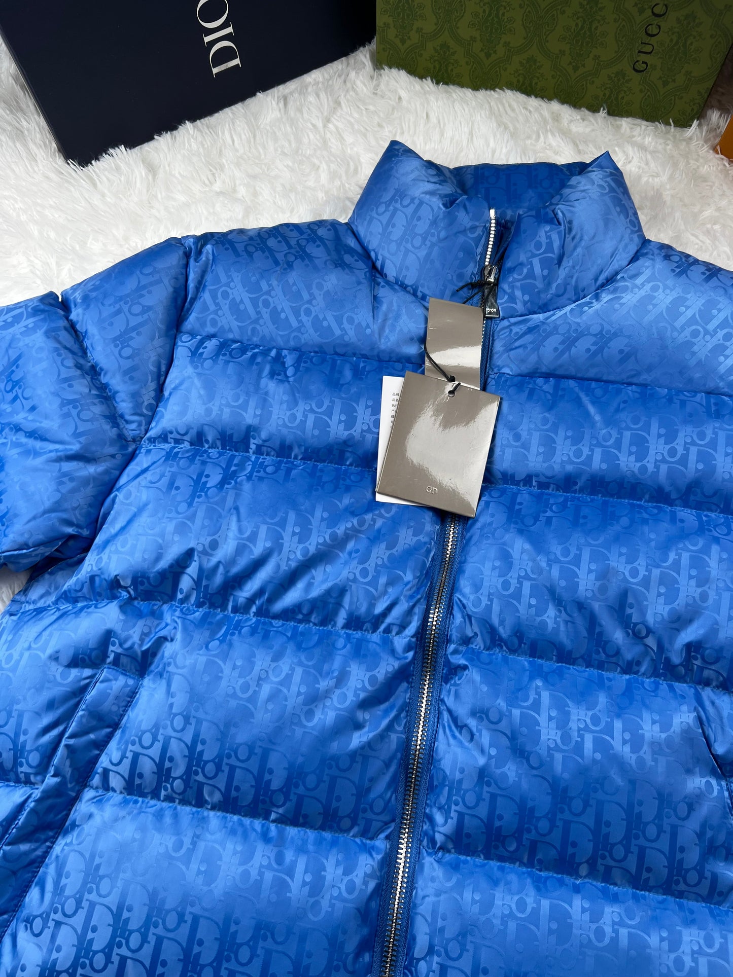Giacca Dior Blue Oblique