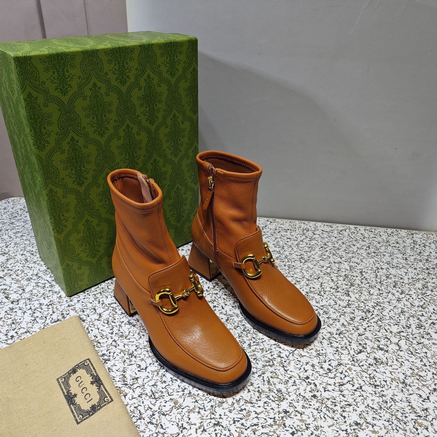 Gucci Horsebit Boots Leather