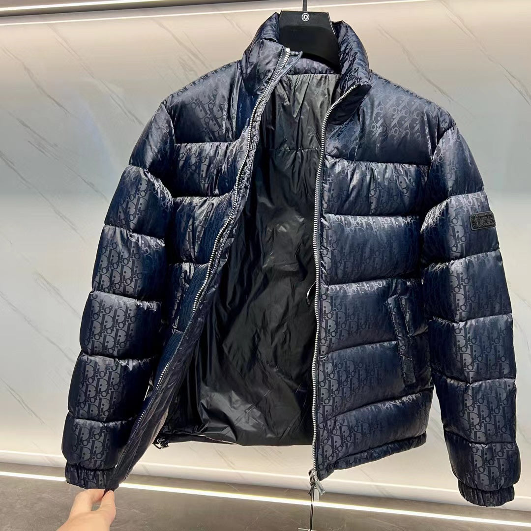 Dior navy Oblique coat
