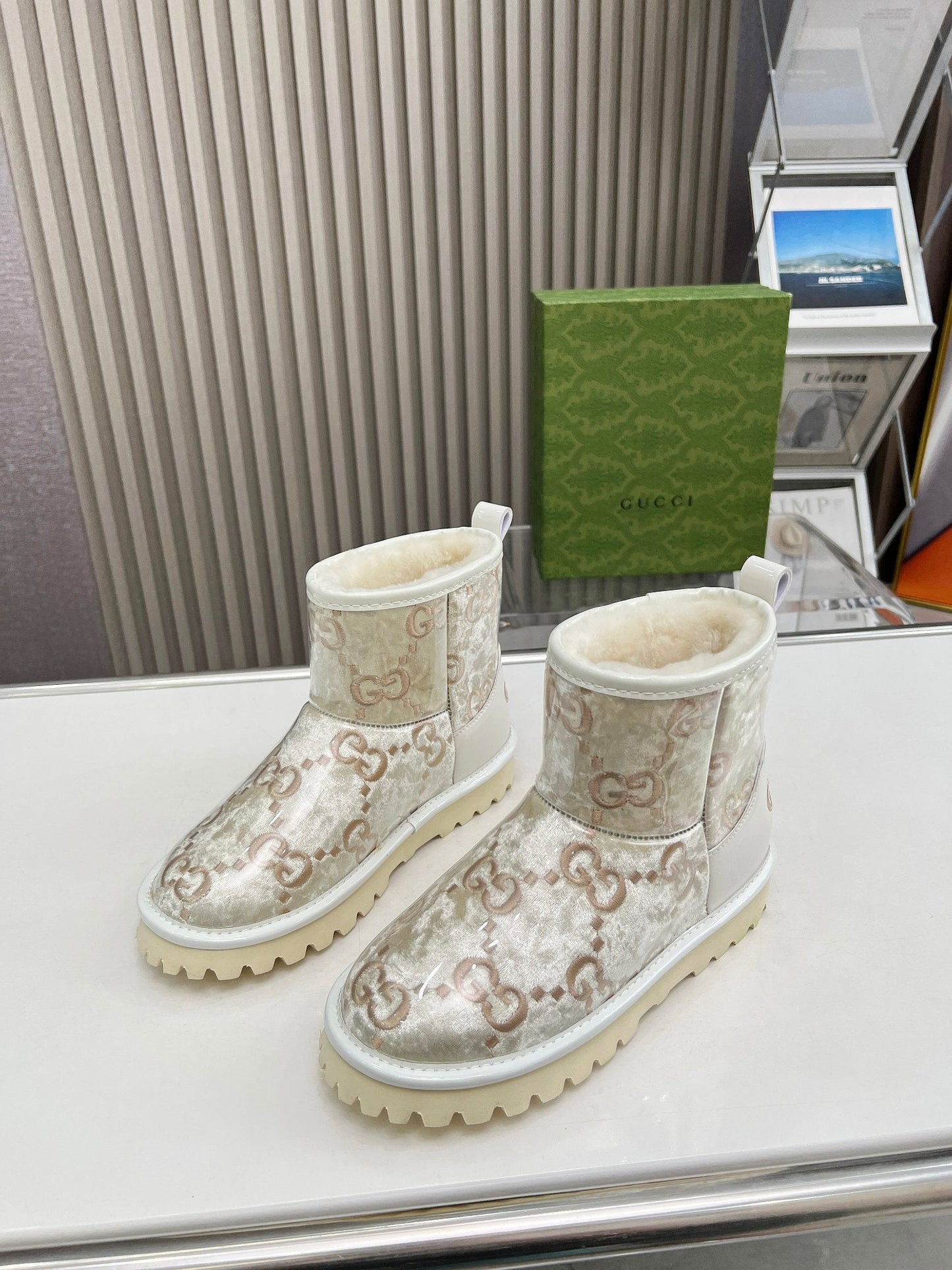 Gucci x UGG Vinyl Boots