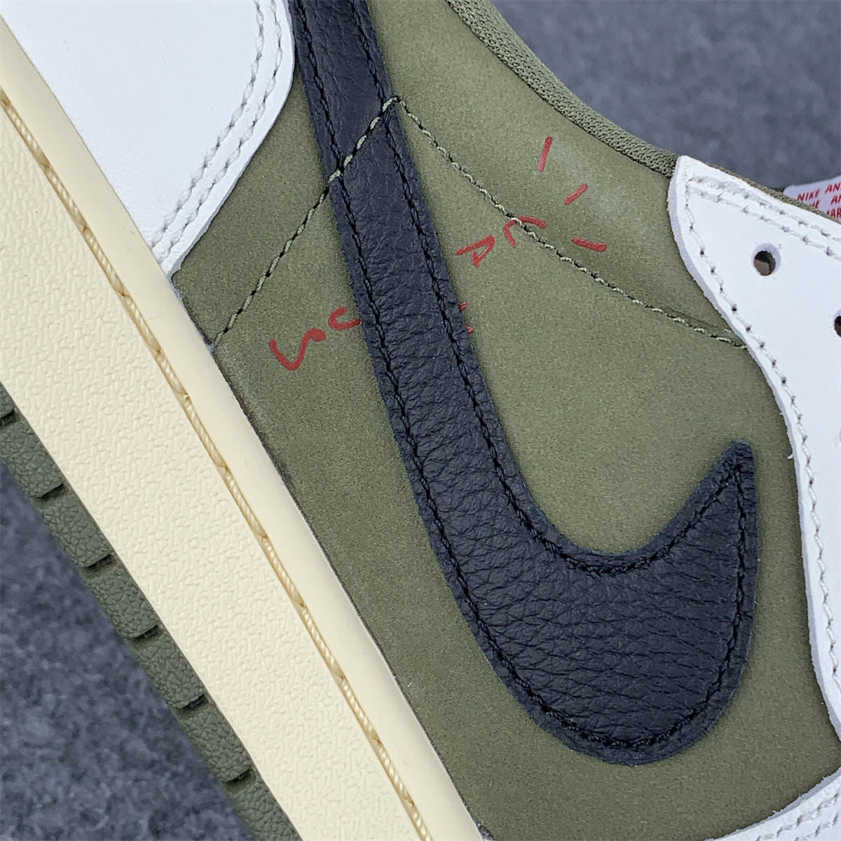 Travis Scott x Air Jordan 1 Retro Low OG SP 'Reverse Olive / Medium Olive'