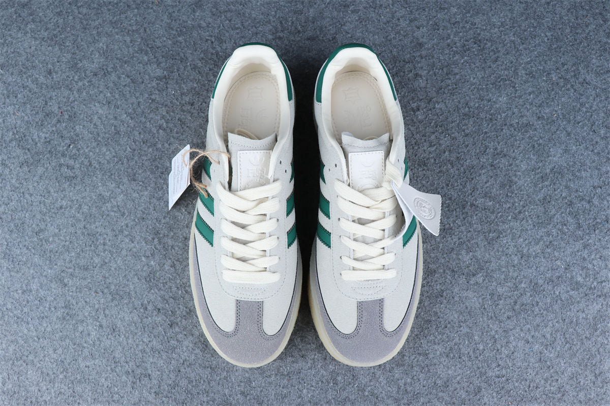 Ronnie Fieg x Clarks x 8th Street Samba 'Chalk White'