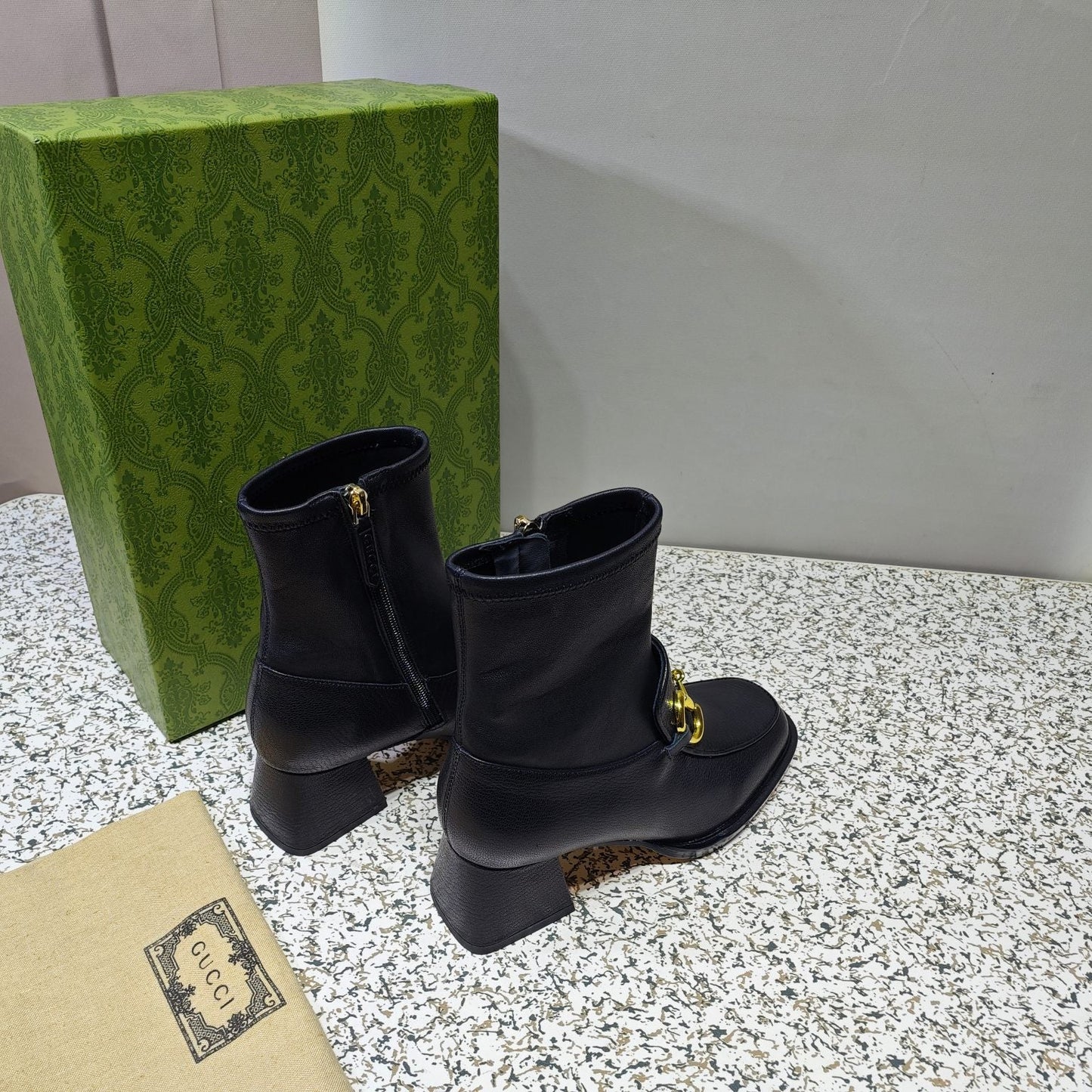 Gucci Horsebit Boots Leather