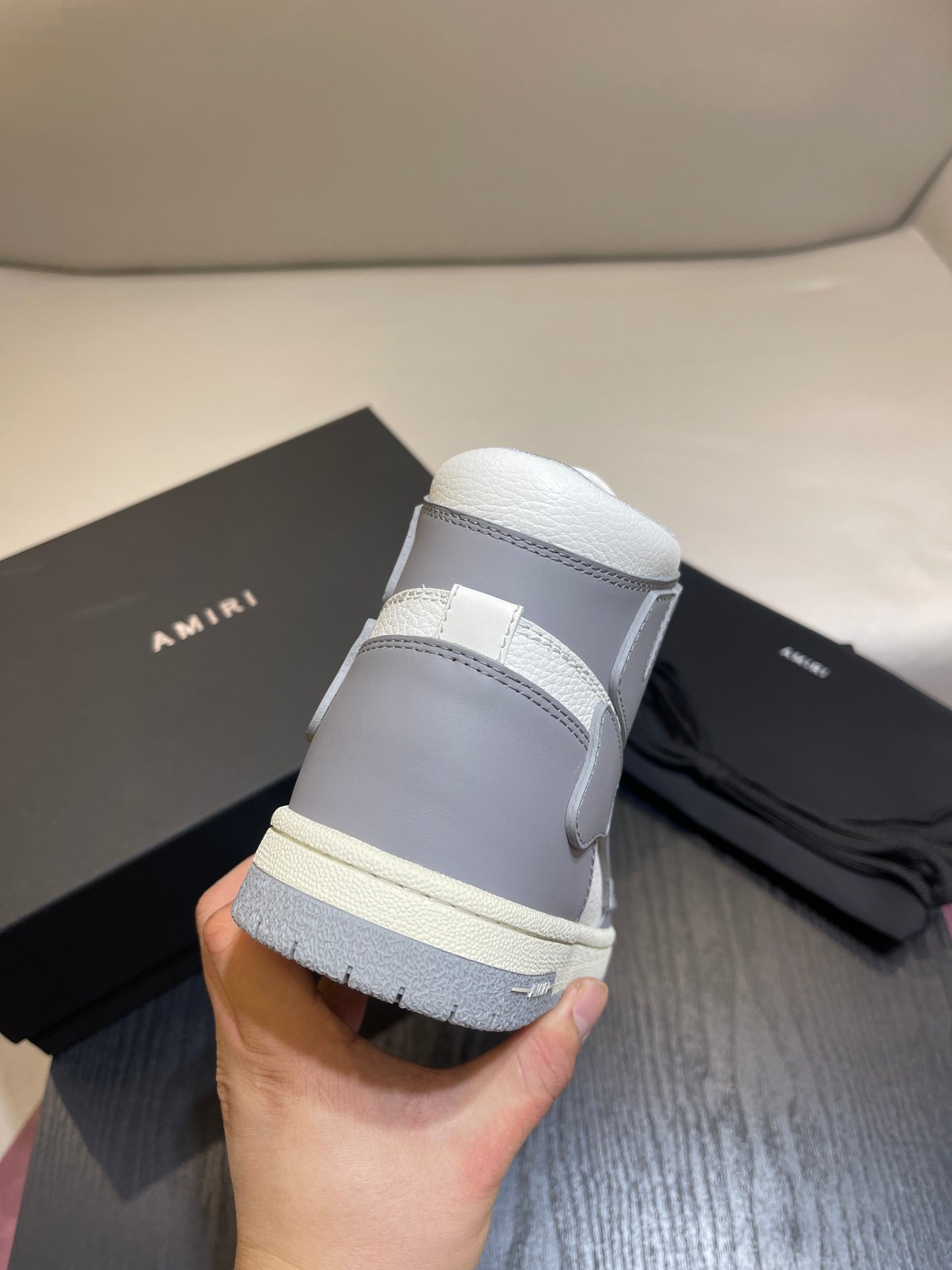 Amiri Skel Top High 'Grey' Shoes