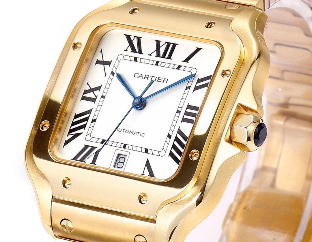Santos Yellow Gold 39.8MMx47.5MM Watch (WGSA0029)