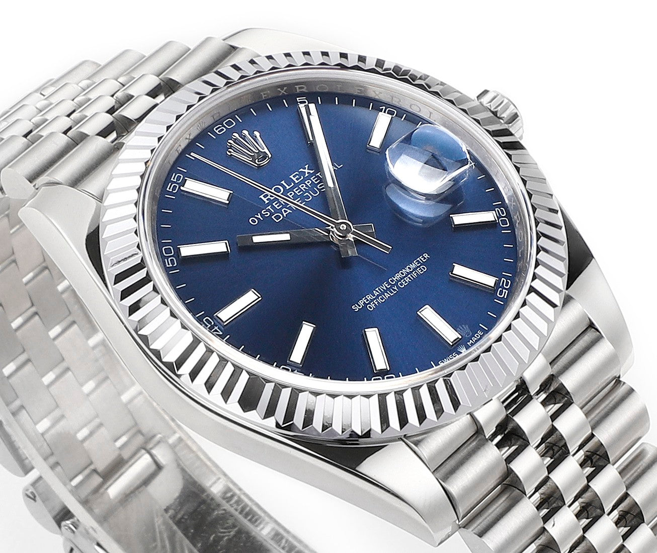 Blue & Stainless Steel 41MM Watch