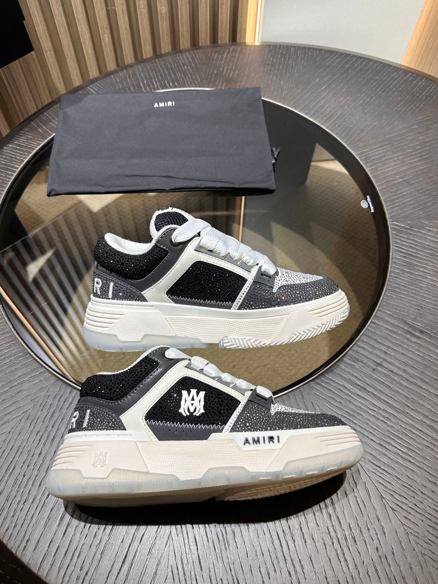 Men's Amiri Crystal Sneakers Shoes