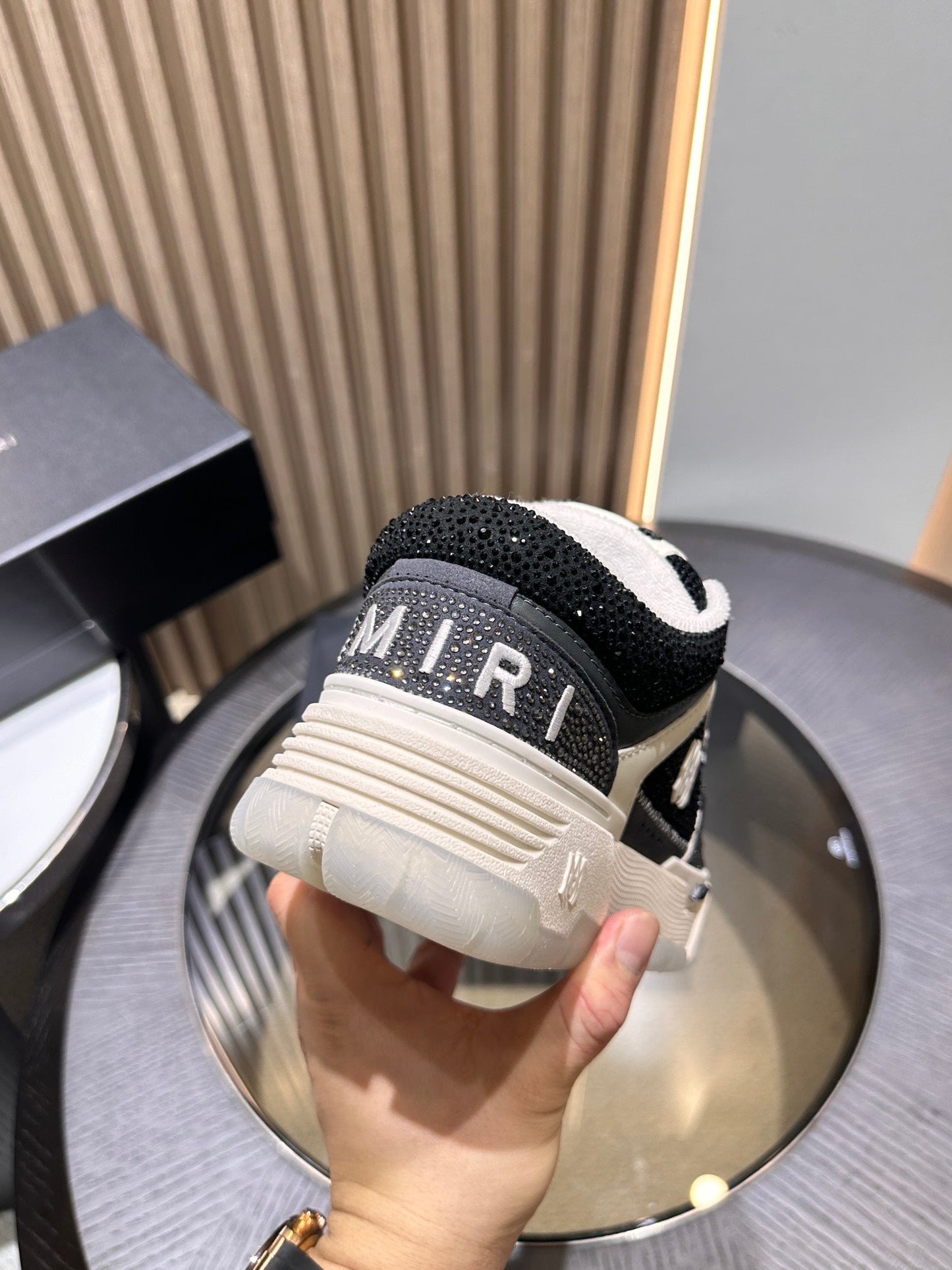 Men's Amiri Crystal Sneakers Shoes