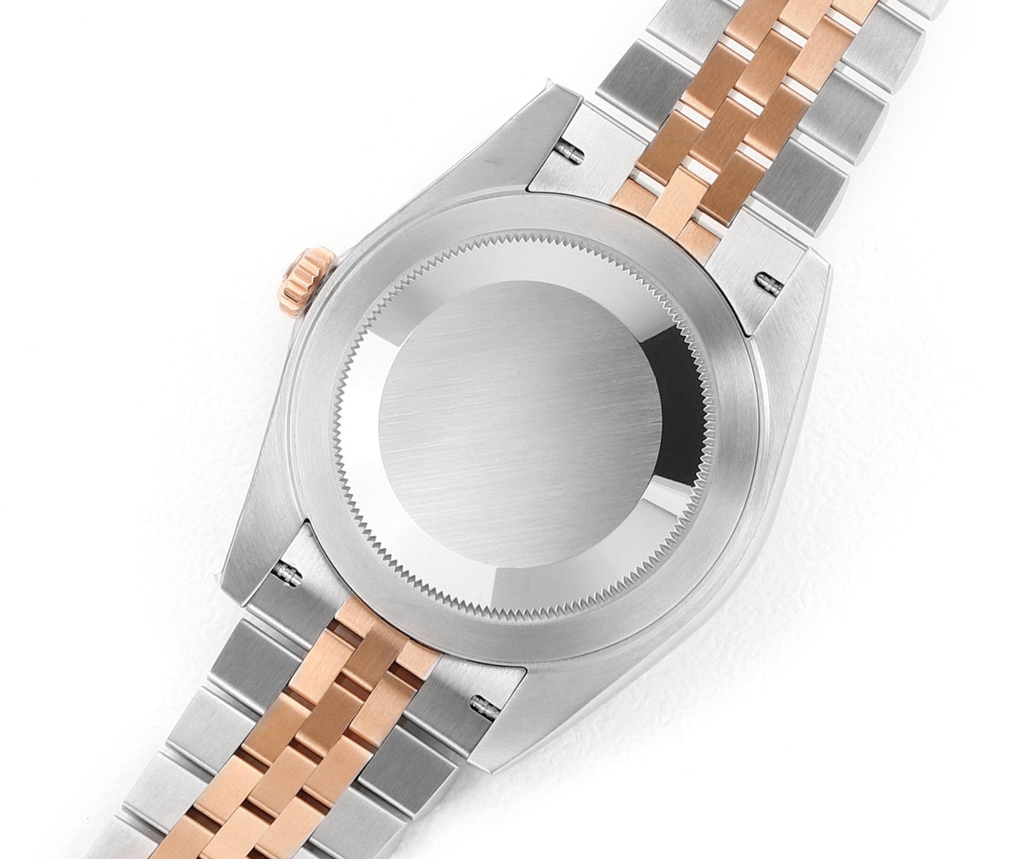 Everose Gold & Steel Jubilee Slate 41MM Watch
