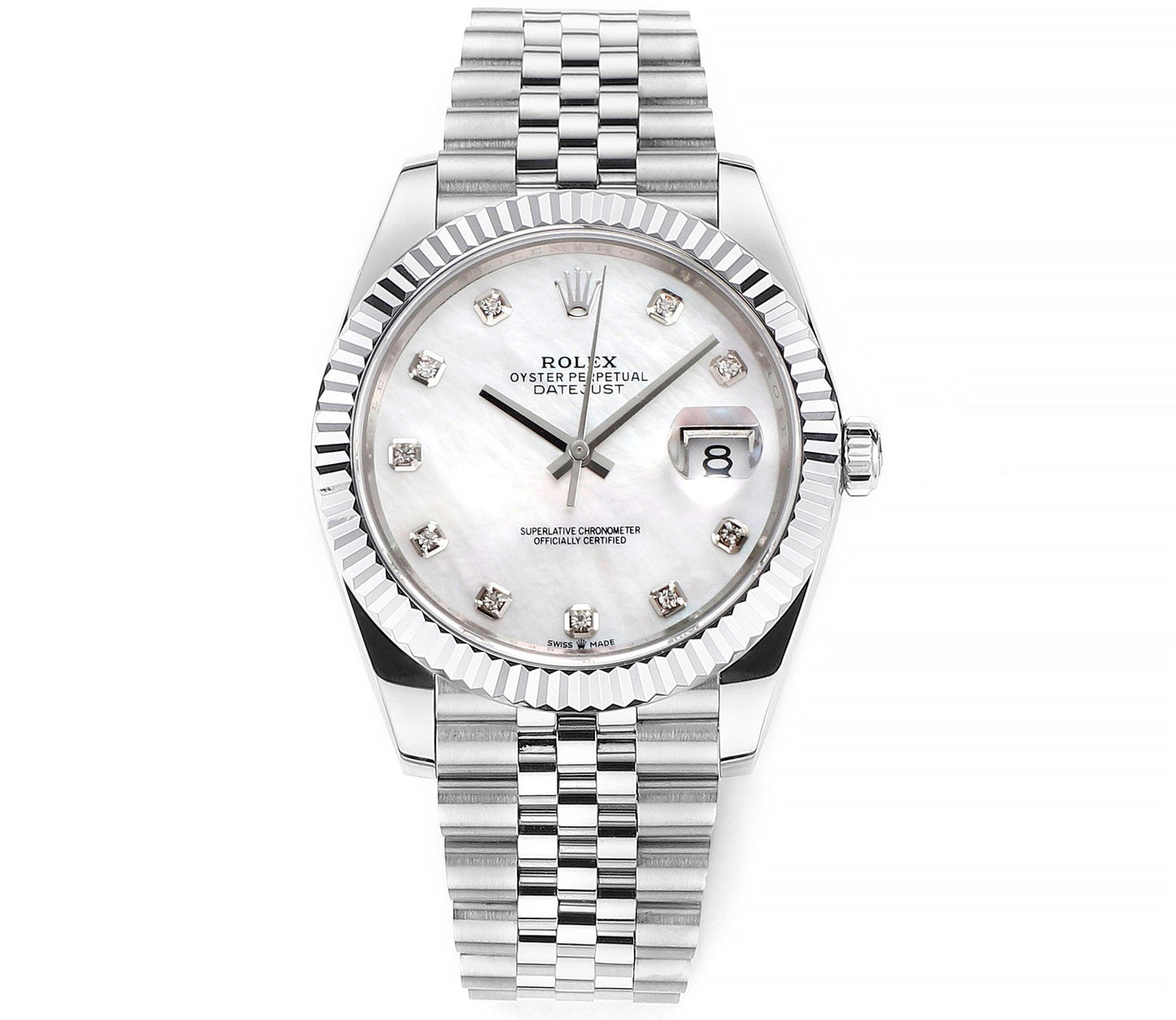 MOP Stainless Steel 41MM Watch