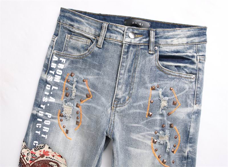 Men's Amiri Fashionable Casual Jeans Pants Size 28-38