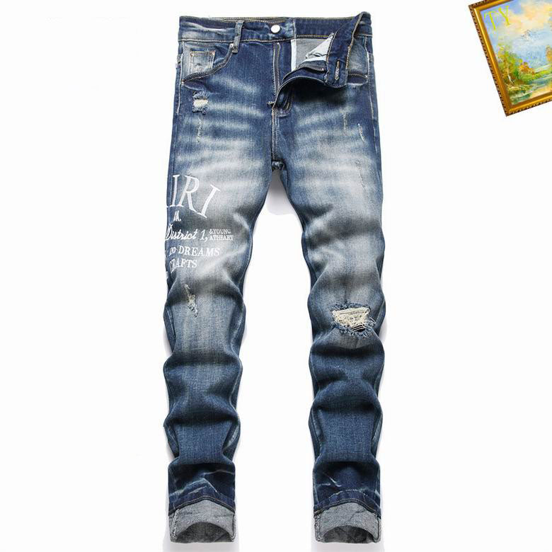 Men's Amiri Fashionable Casual Jeans Pants Size 29-38