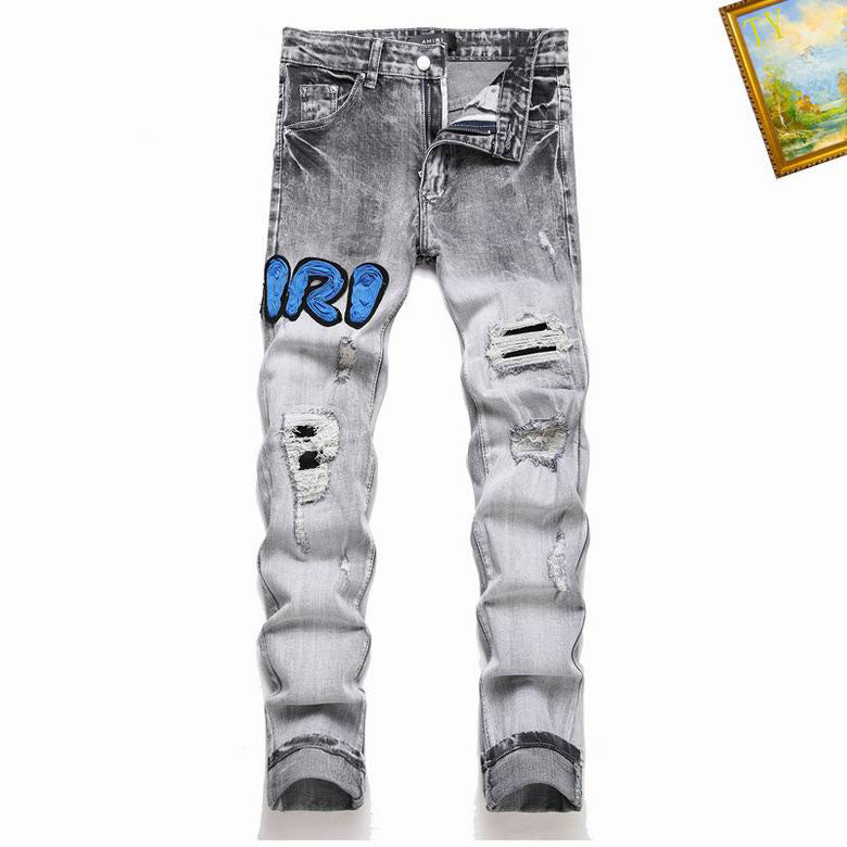 Men's Amiri Fashionable Casual Jeans Pants Size 29-38