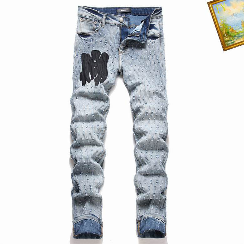 Men's Amiri Fashionable Casual Jeans Pants Size 29-38