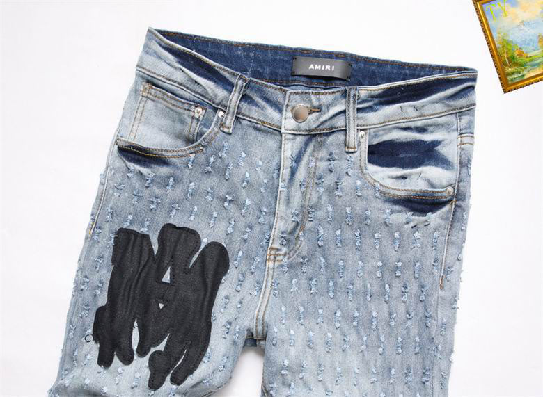 Men's Amiri Fashionable Casual Jeans Pants Size 29-38