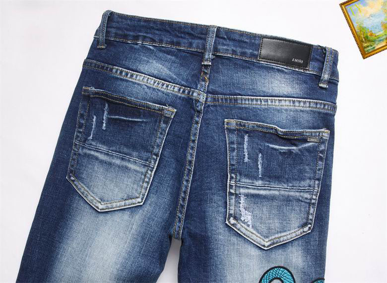 Men's Amiri Fashionable Casual Jeans Pants Size 29-38