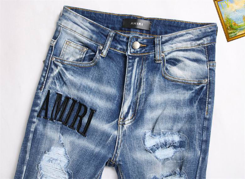 Men's Amiri Fashionable Casual Jeans Pants Size 29-38