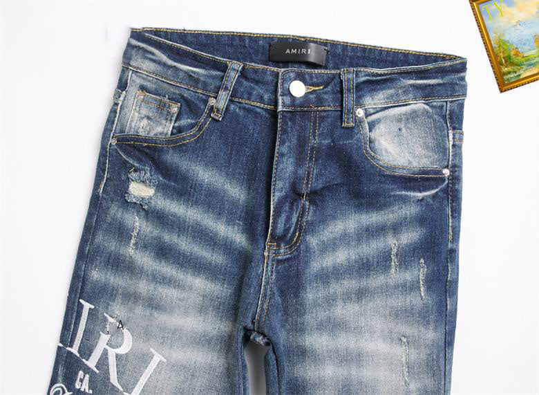 Men's Amiri Fashionable Casual Jeans Pants Size 29-38