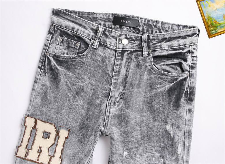 Men's Amiri Fashionable Casual Jeans Pants Size 29-38