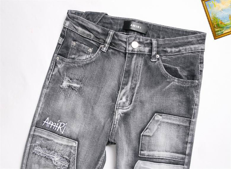 Men's Amiri Fashionable Casual Jeans Pants Size 29-38