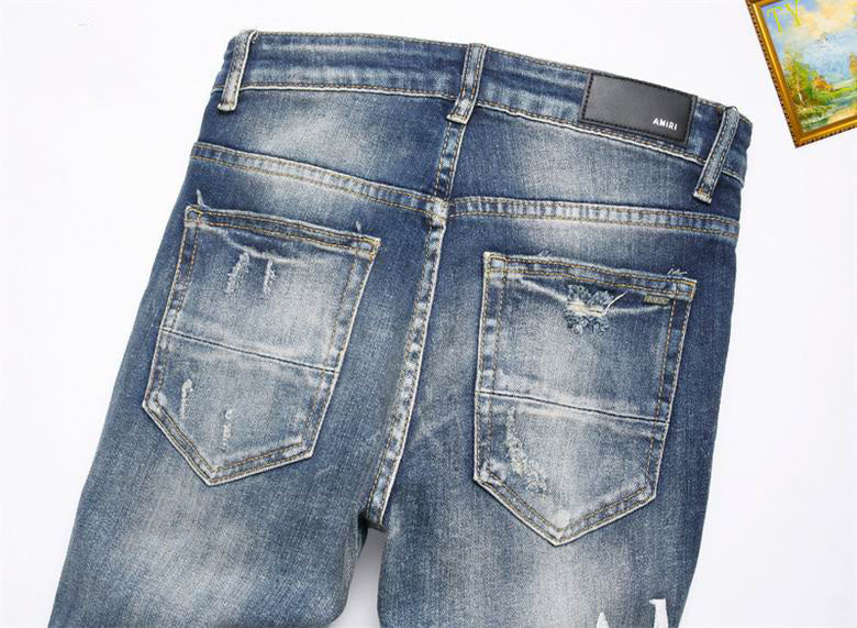 Men's Amiri Fashionable Casual Jeans Pants Size 29-38