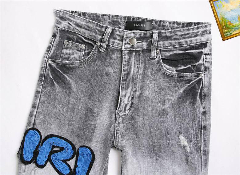 Men's Amiri Fashionable Casual Jeans Pants Size 29-38