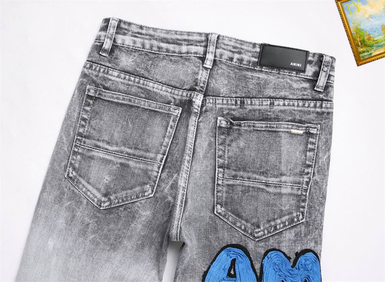 Men's Amiri Fashionable Casual Jeans Pants Size 29-38
