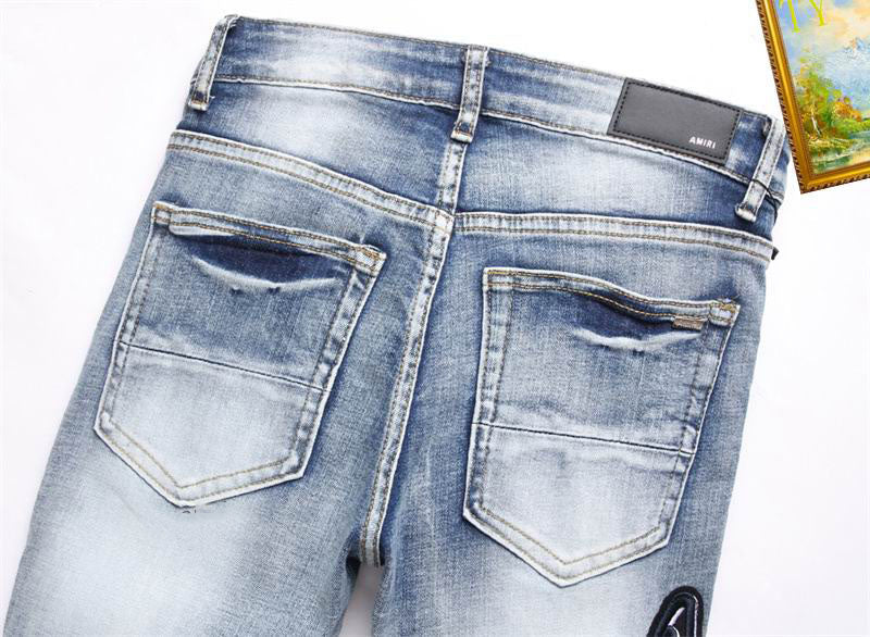 Men's Amiri Fashionable Casual Jeans Pants Size 29-38