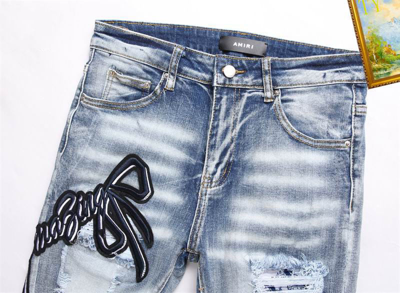 Men's Amiri Fashionable Casual Jeans Pants Size 29-38